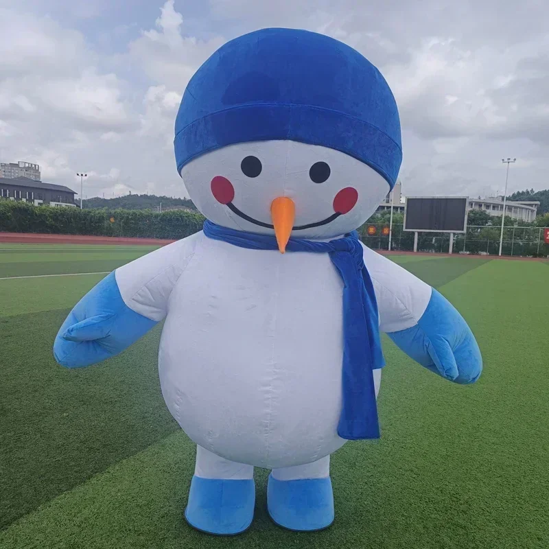 에어 펌프로 부풀릴 수 있는 눈사람 마스코트 의상, 크 - Suits 리뷰 및 가격