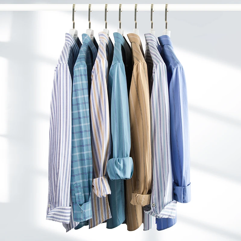 남성용 순면 옥스포드 줄무늬 격자 무늬 셔츠, 남성용  - Oxford Cotton Casual Shirt Business 리뷰 및 가격